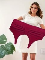 Zimi Collection Women'S Plus Size High-Elasticity Sports Bra - Seamless Wireless Workout Top, Double Layer Support No Padding Needed, Non-Transparent Gym Yoga Running Bra For Everyday & Athletic Activities - All-Season Activewear, Vneck Sports Attire, Seamless Construction, Hollowout Design, Breathable Mesh, Fitness Enthusiasts - Image 5