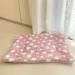 Cozy All-Season Plush Pet Mat | Soft, Thickened Warm Blanket For Cats & Dogs | Machine-Washable, Durable Polyester | Ideal For Autumn & Winter Sleep Comfort | Star Patterned Design, Pet Sleeping Ma - Image 5