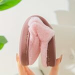 Cozy Plush Slippers - Warm, Comfortable Indoor Shoes For Men & Women, Solid Color, Non-Slip Tpr Sole - Image 10