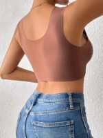 Women'S Wireless Bralette - Seamless Everyday & Formal Lingerie With Lace Trim, Non-Padded Cups For Natural Lift, Everyday & Special Occasion Bras For Women - Sexy Elegant Undergarment, Comfortable Undergarment, Feminine Lingerie, Delicate Lace Detailing, Smooth Fabric, Stylish Undergarments, Lingerie Lovers, Casual Wear, Breathable Material, Supportive Undergarments, Lingerie Enthusiasts - Image 5