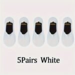5 Pairs Of Men'S Summer Breathable Mesh Bottom Business Casual Sports Non-Slip Invisible Boat Socks - Image 5