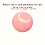 1-Pack Miaoquanji Smart Automatic Rolling Ball Toy For Cats - Usb Rechargeable Interactive Cat Toy With Motion-Activated Glow-In-The-Dark Feature, Durable Silicone, Safe For All Breeds & Sizes, Indoor Play & Mental Stimulation, Automatic Cat Ball | Glowindark Feature | Durable Silicone Ball, Cat Ball Toy - Image 5