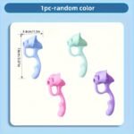 1/2/4Pcs Grip Pen Corrector Set Writing Corrector Soft Rubber Writing Posture Grip Pen Handwriting Aid Correction Tool - Image 5