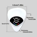 Dual-Purpose Instrument Tuner With Pick Function, Compact And Lightweight Design, Sensitive Sound Detection, 12-Tone Equal Temperament Mode Suitable For All Musical Instruments, Studio Equipment, Musical Instrument Tuning, Portable Tuner, Sleek Tuner, Durable Construction, Accurate Pitch Tool, Dualpurpose Tuner, Sound Detection Tuner, Piano Tuners, Musicians - Image 2