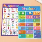 2Pcs Lachilly Alphabet & Numbers 1-20 Educational Poster Set - Colorful Learning Charts For Youngsters, Durable Paper, Ideal For Home Schooling & Classroom Use, Youngsters Learning Aid|Vibrant Learning Charts|Paperback Posters, Youngsters Learning Tools, School Supplies, Book, School Accessories, Math Teaching Resource, Teacher - Image 7