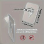 10Pcs Self-Adhesive Wall Hooks, 5.9Kg Capacity, No Nails Needed For Hanging Pictures & More - Image 4