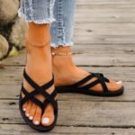 Spring And Summer Women'S Slip-On Sandals Fashion Beach Shoes
