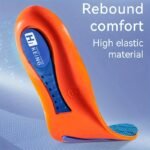 1Pair Elastic Shock Absorption Sports Insoles, Breathable Odor Prevention Insoles, Comfortable Sweat Absorption Insoles For Various Shoes - Image 4