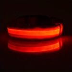 Pet Dogs Adjustable Luminous Collar For Night Safety - Striped Glow-In-The-Dark Collar For Night Walking - Image 7