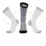 6Pairs Men'S Thick Warm Winter Socks Plain Color Sweat Absorbant Crew Socks - Image 6