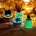 Micro 100Pcs/This Vibrant Luminescent Stone Is Used To Decorate Gardens, Spaces, And Sidewalks, Showcasing Metal Garden Art - Image 8