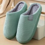 Cozy Fleece-Lined Slippers For Men And Women - Soft, Warm, Non-Slip Rubber Sole, Machine Washable, Available In Multiple Colors - Image 11