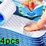 4Pcs/2 Pairs Summer Cooling Insoles - Breathable, Unisex Ultra-Light Insoles, |Breathable Design|Sweat Absorbing|Shock Absorbing|Long-Lasting|Men'S Insoles|Ladies Insole|Sports Insole|Air Cushion|A Very Light Shoe Insole|Sports/Casual Shoes|Blue - Image 5