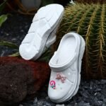 Women'S Lightweight Pink With Floral & Bow Charms - Sweet Style, Breathable Eva Material, Comfortable All-Season Footwear - Image 6