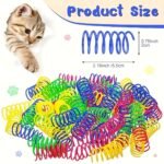 200Pcs/64Pcs/32Pcs/16Pcs Mixed Cat Toy Set - Assorted Plastic Toys For Multiple Cats, Random Colors & Styles, Keeps Playtime Fun Every Day (Plastic/Polyester/Artificial Feathers) - Image 2