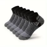 6Pairs Men'S Anti Odor & Sweat Absorption Low Cut Socks, Comfy & Breathable Socks, For Daily & Outdoor Wearing, All Seasons Wearing - Image 3