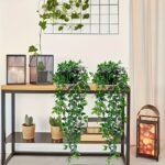 2Pcs Simulated Plants, Hanging Mandala Green Plants, Suitable For Bathroom Living Room Home Decoration, Wedding Birthday Decoration, Yard Desk Shelf Decoration, Spring And Summer Indoor And Outdoor Decoration, No Pots And No Basins - Image 2
