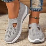 Women'S Slip-On Casual Sneakers - Breathable Fabric Upper & Eva Cushioned Sole, Low-Top Comfortable Walking Shoes For All-Season Wear, Multi-Color Options, Ladies Sneakers - Image 18
