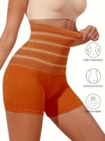 Nadia Go High Support Solid Color Polyester Knit Fabric Hollow Jegging, Waist Trainer, Shapewear, Butt Lifter, Waist Trainer, Slimming Tights For Women - Image 2