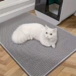 Household Cat Litter Mat Cat Litter Box Anti-Splash Mat Extra Large Double-Layer Filter Anti-Leaking Out Control Sand Mat Pet Cat Supplies - Image 14