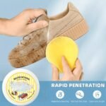 Multi-Purpose Shoe Cleaner Gel With Sponge ? Instant Whitening & Stain Removal For Sneakers, Faux Leather Goods, Car Interiors & More ? Jasmine Scented, Concentrated Formula For Effortless Cleaning, Illustrated Instructions | Moisturefree Cleaning, Shoe Cleaner For Sneakers - Image 3