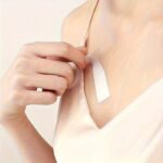 50Pcs Invisible Neckline Clothing Stickers, Anti-Slip Seamless Low Cut Bra Adhesive, Women'S Lingerie And Underwear Accessories, Solid Color, Rayon Material, Non-Textile Weaving, No Power Needed, Fashionable Lingerie, Convenience, Adhesive Clothing Stickers, Fashionable Lingerie - Image 4