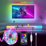 Rgb+Ic Led Strip Light With App Control, 3-Key Remote, Multi-Mode Dimming, Music Sync, Usb Powered, Non-Waterproof, Built-In Mic, For Pc, Tv, Bedroom, Dining, Living, Gaming, Bar, Party - Indoor Use, 99.97Cm-10.0Meter
