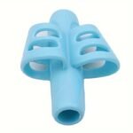 1Pc/2Pcs Two Finger Grips Silicone Learn Writing Tools Writing Pen Writing Correction Devices, Children Study Supplies For Children Halloween Christmas Gifts - Image 7