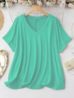 Plus Size, Plus Size Women'S Casual T-Shirt - Image 4