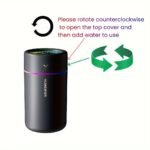 New Colorful Aromatherapy Humidifier Suitable For Bedroom Living Room Office Desk Car Humidifier Colorful Car Aromatherapy Machine Atmosphere Light Humidifier - Image 7