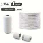 1 Pair No Tie Shoe Laces Colorful Buckle Shoelaces Light Colorful Fashion Without Ties Elastic Laces For Casual Shoes And Sports Shoes - Image 3