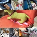 1Pc Pet Seat Belt For Dog & Cat, Retractable Dog Seatbelt For Car, Adjustable Pet Safety Seat Belts - Image 4