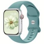 Silicone Sports Bands That Fit Various Sizes Of For Apple Watches, Suitable For Both Men And Women. These Soft, Waterproof Wristbands Serve As Replacements For Iwatch Bands Across Multiple Series. - Image 14