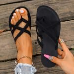 Spring And Summer Women'S Slip-On Sandals Fashion Beach Shoes - Image 10