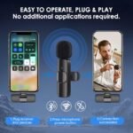 Wireless Lavalier Microphone With Usb-C, 2, 4Ghz Non-Wireless, Rechargeable Lithium Battery, Plug And Play, For Android, For Iphone, For Ipad - Ideal For Live Streaming, Interviews, And Video Recording, Live Streaming Microphone | Modern Microphone Design | Durable Build Quality, Microphone For Recording - Image 10