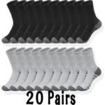 10 Or 20 Or 30 Pairs Of Men'S Fashion Crew Socks, Comfy Breathable Thin Sport Socks For All Seasons Wearing - Image 11
