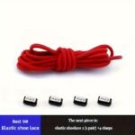 1 Pair Spandex Elastic Semicircle Shoelaces, No-Tie Quick Laces For Sneakers And Shoes - Image 3