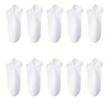 10Pairs/Set Men'S Breathable Comfortable Invisible Socks For Spring And Summer - Image 3