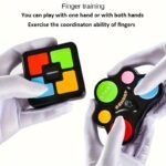 Interactive Handheld Memory Game With Lights & Sounds - Educational Brain Teaser Toy For Youngsters, Perfect Birthday Or Christmas Gift, Black