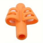 1Pc/2Pcs Two Finger Grips Silicone Learn Writing Tools Writing Pen Writing Correction Devices, Children Study Supplies For Children Halloween Christmas Gifts - Image 3