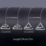 1 Pair Women Transparent Bra Strap Silicone Bra Accessories Shoulder Strap Adjustable Transparent Hook Invisible Straps - Image 2