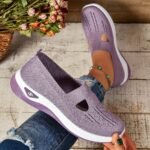Women'S Slip-On Casual Sneakers - Breathable Fabric Upper & Eva Cushioned Sole, Low-Top Comfortable Walking Shoes For All-Season Wear, Multi-Color Options, Ladies Sneakers - Image 10