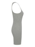 Women'S Sleeveless Round Neck Mini Dress - Solid Color Stretchy, Machine Washable, All-Season Versatile Casual To Formal Wear, Dress Mini, Construction - Image 9
