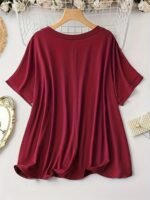 Plus Size, Plus Size Women'S Casual T-Shirt - Image 5