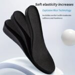 1Pair Inner Heightening Insoles, Men'S And Women'S Invisible Comfortable Soft Sole, Sports Shock Absorption Sweat-Absorbing Insoles - Image 4