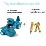 2-In-1 Automatic Transforming Dinosaur Car Toy - Robot Mode With Moving Wheels, Interactive Toy For 3-5 Years Boys & Girls, Dino Lover Gift For Birthday/Christmas, Compatible With Major Toys - Image 11