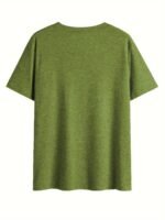 2024 Cross-Border European And American Women'S V-Neck Loose Casual Short Sleeve Top Layering T-Shirt - Image 9