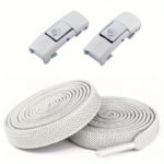 Easy-Clip No-Tie Elastic Shoelaces For Men & Women - 1 Pair, Durable Polyester & Spandex, Hassle-Free Sneaker Laces - Image 5