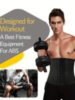 1Pc Men'S Breathable Mesh 3 Row Buckle 4 Steel Bone Shaping Waist Tummy Control Belt Seal Suitable For Daily Dressing - Image 7