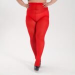Plus Size Casual Stockings, Women'S Plus Solid Semi Sheer High Rise Thin Pantyhose - Image 21